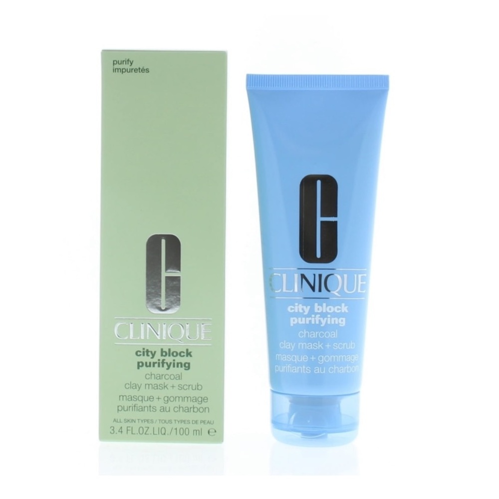 Clinique City Block Purifying Charcoal Clay Mask and Scrub
3.4 fl oz liq/100mL